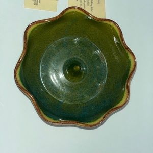 Ceramic Apple Baker Onion Baker Handcrafted 6 1/2”